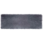 Faux Sheepskin Rug Tafalla Anthracite 80 x 250 cm Polyester