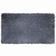 Vloerkleed nep schapenvacht 100x200 cm antraciet