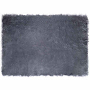 Nep schapenvacht tapijt 120x170 cm antraciet