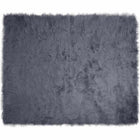 Faux Sheepskin Rug Tafalla Anthracite 200 x 280 cm