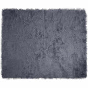 Nep schapenvacht tapijt 200x280 cm antraciet