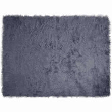 Nepleer Schapenvacht Tapijt Antraciet 240 x 340 cm Polyester