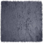 Faux Sheepskin Rug Tafalla Anthracite 120 x 120 cm