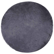 Nepleer Schapenvacht Tapijt Antraciet 80 x 80 cm Polyester