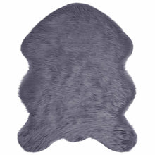 Nepleer Schapenvacht Tapijt Antraciet 50 x 80 cm Polyester