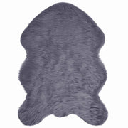 Nep schapenvacht tapijt 60x90 cm antraciet