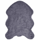 Faux Sheepskin Rug Tafalla Anthracite 80 x 120 cm Polyester