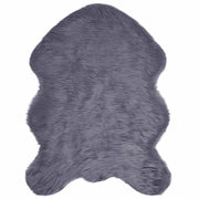 Nep schapenvacht tapijt 80x120 cm antraciet polyester