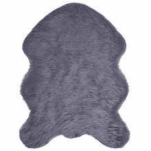 Nepleer Schapenvacht Tapijt Antraciet 80 x 120 cm Polyester