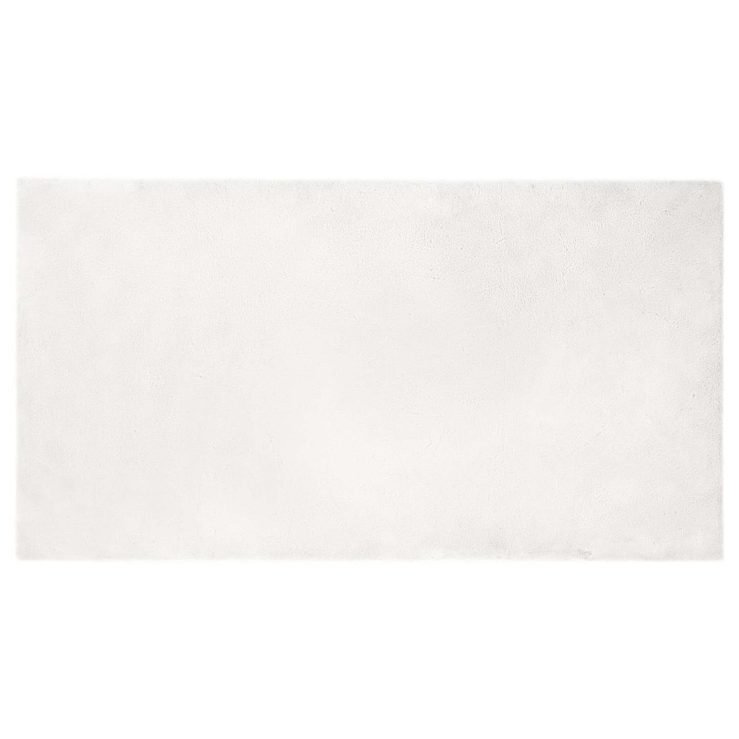 Nep Konijnenbont Tapijt Olite Wit 60 x 110 cm Polyester