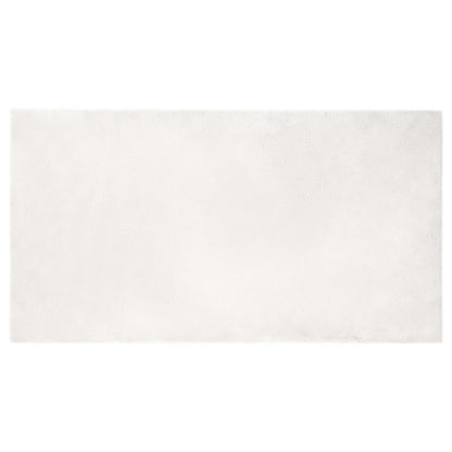 Nep Konijnenbont Tapijt Olite Wit 60 x 110 cm Polyester