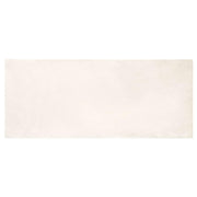 Vloerkleed nepbont 80x200 cm wit polyester