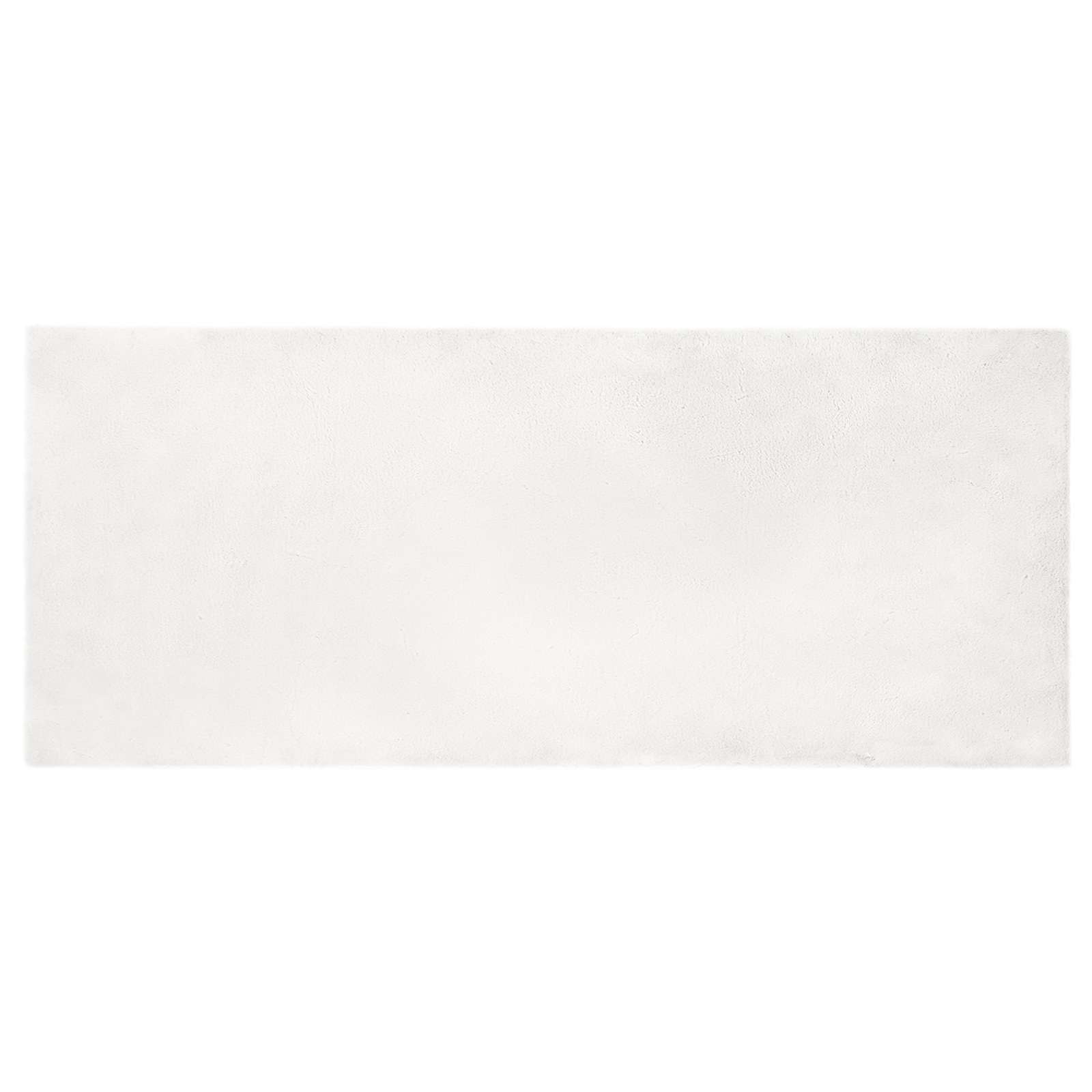 Nep Konijnenbont Tapijt Olite Wit 100 x 200 cm Polyester