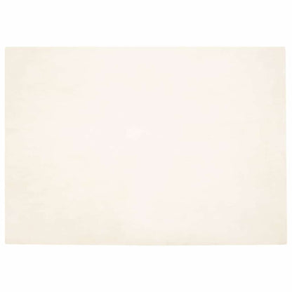 Nep Konijnenbont Tapijt Wit 140 x 200 cm Polyester