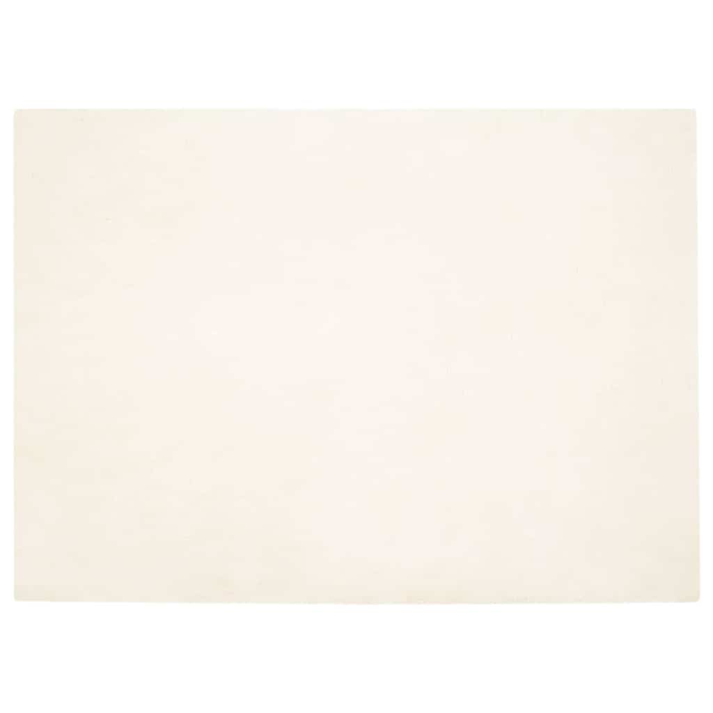 Nep Konijnenbont Tapijt Wit 200 x 280 cm Polyester