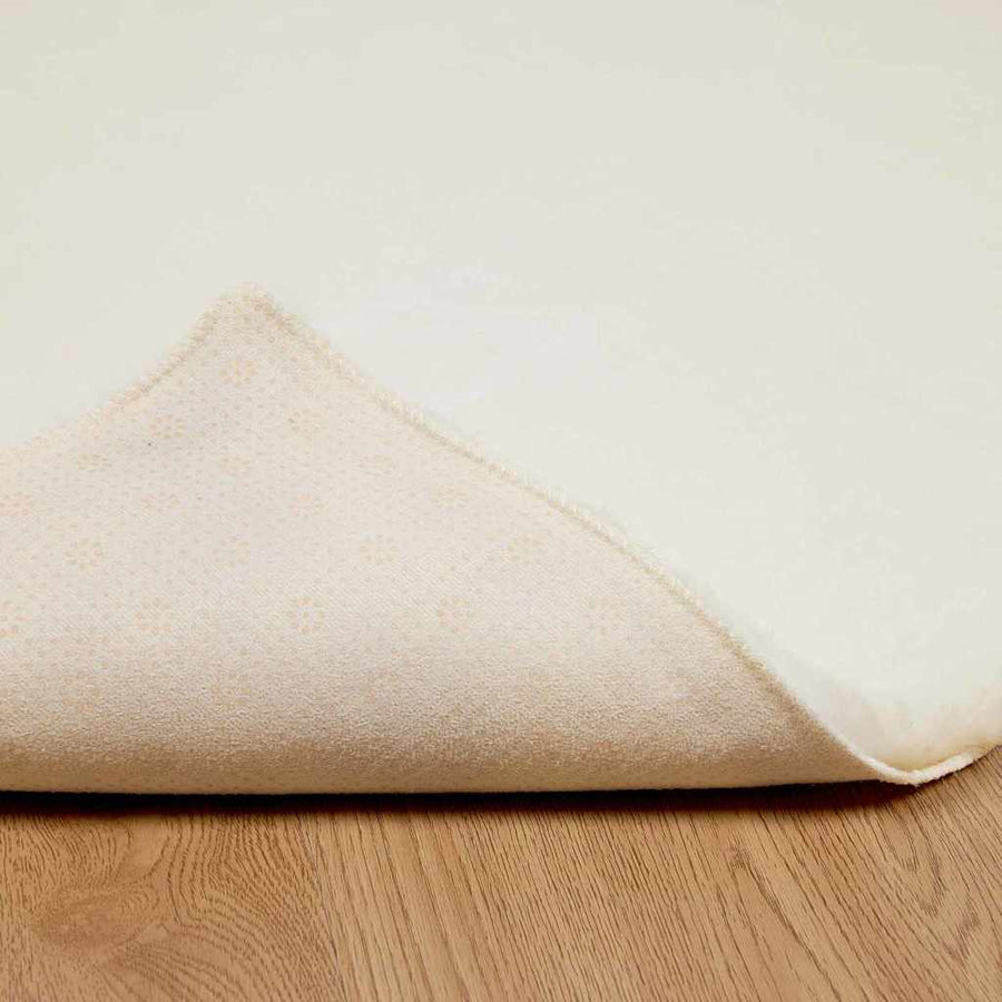 Nep Konijnenbont Tapijt Wit 240 x 240 cm Polyester