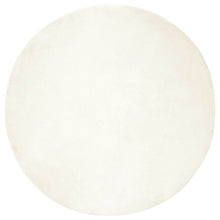 Nep Konijnenbont Tapijt Wit Ø 120 cm Polyester