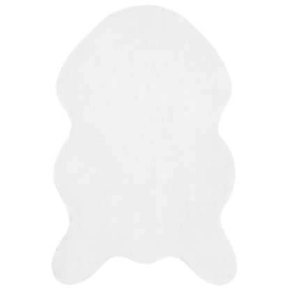 Nep Konijnenbont Tapijt Olite Wit 80 x 120 cm Polyester