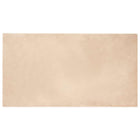 Non-slip Faux Leather Rabbit Fur Rug Olite Beige