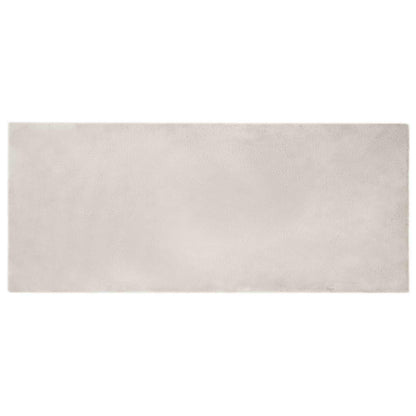 Nep Konijnenbont Tapijt Olite Beige 100 x 200 cm Polyester