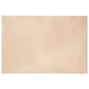 Vloerkleed nepbont 120x170 cm beige