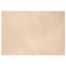 Nep Konijnenbont Tapijt Beige 140 x 200 cm Polyester