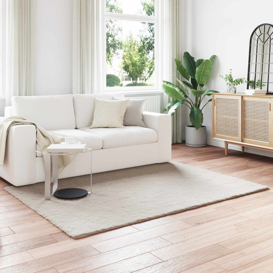 Nep Konijnenbont Tapijt Olite Beige 160 x 230 cm Polyester
