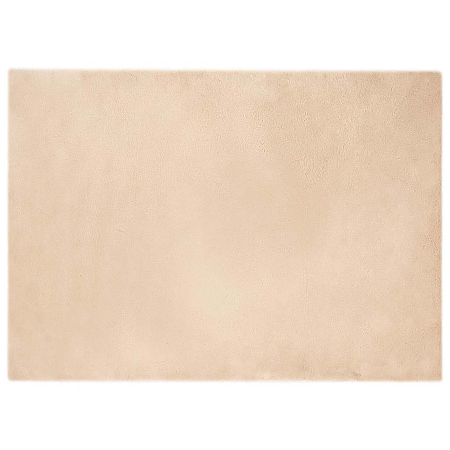 Nep Konijnenbont Tapijt Beige 200 x 280 cm Polyester