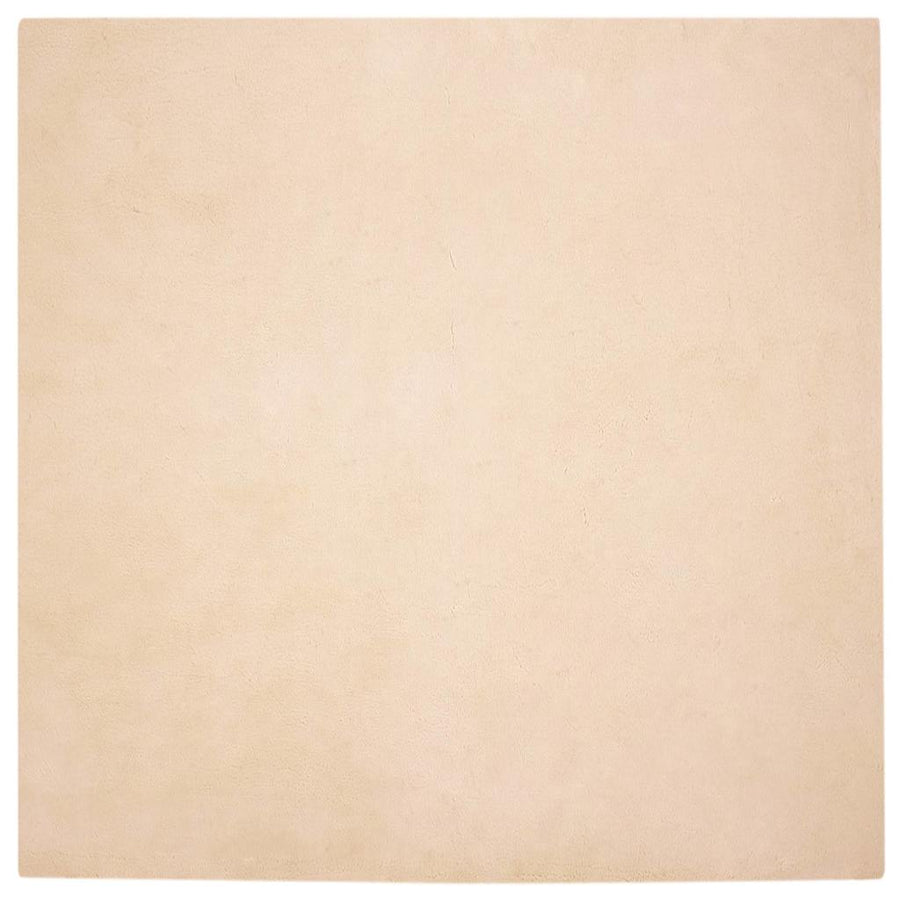 Nep Konijnenbont Tapijt Beige 240 x 240 cm Polyester