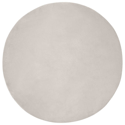 Nep Konijnenbont Tapijt Olite Beige Ø 100 cm Polyester