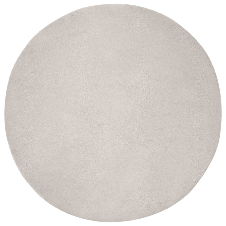 Nep Konijnenbont Tapijt Olite Beige Ø 100 cm Polyester