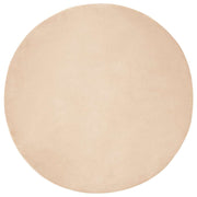 Vloerkleed rond 120 cm polyester beige