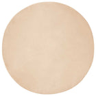 Vloerkleed rond 160 cm beige polyester