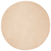 Vloerkleed rond 160 cm beige polyester