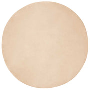 Vloerkleed rond 200 cm nepbont beige