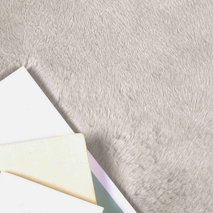 Nep Konijnenbont Tapijt Olite Beige 60 x 90 cm Polyester