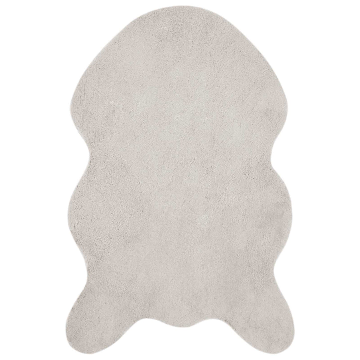 Nep Konijnenbont Tapijt Olite Beige 60 x 90 cm Polyester