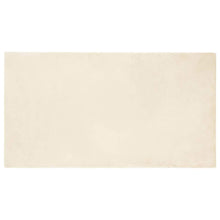 Nep Konijnenbont Tapijt Crème 80 x 150 cm Polyester