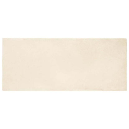 Nep Konijnenbont Tapijt Crème 80 x 200 cm Polyester