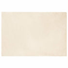Non-slip Faux Leather Rabbit Fur Rug Olite Cream