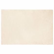 Nep Konijnenbont Tapijt Crème 120 x 170 cm Polyester