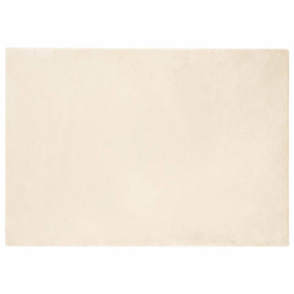 Nep Konijnenbont Tapijt Crème 140 x 200 cm Polyester