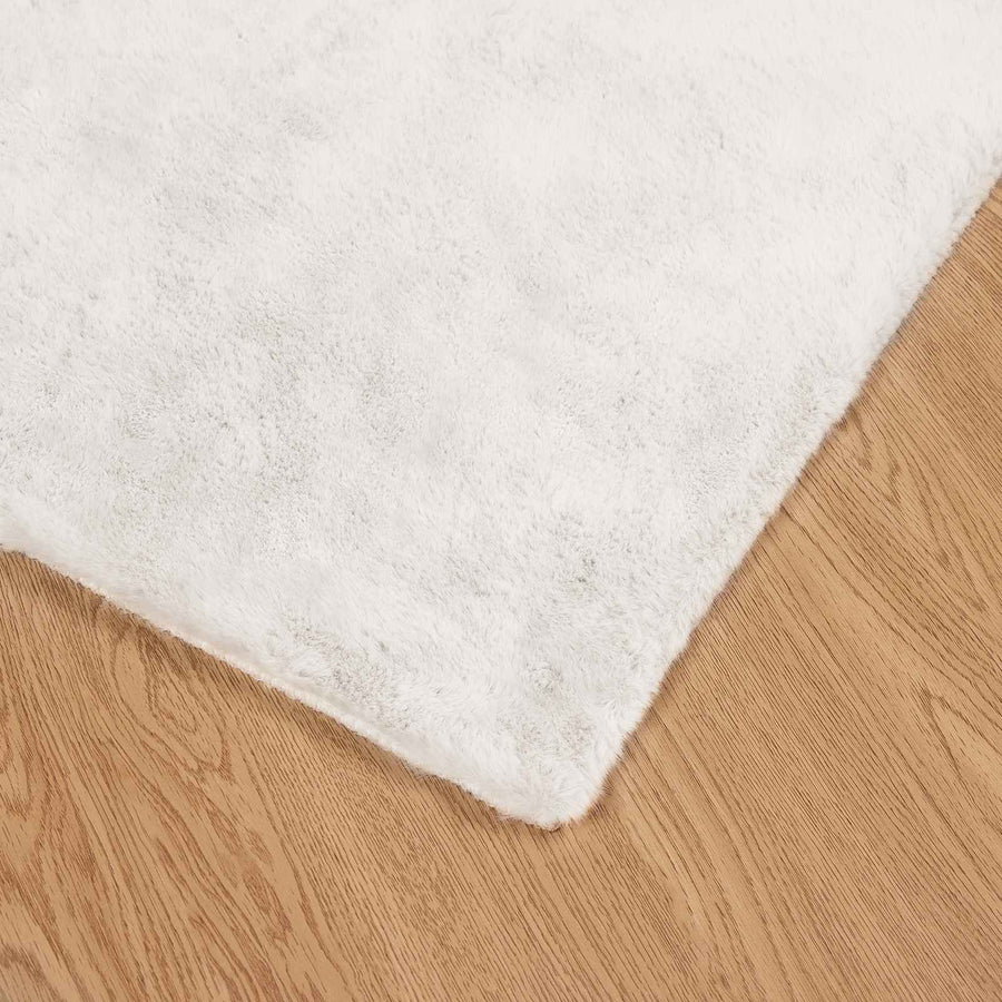 Nep Konijnenbont Tapijt Olite Crème 160 x 230 cm Polyester