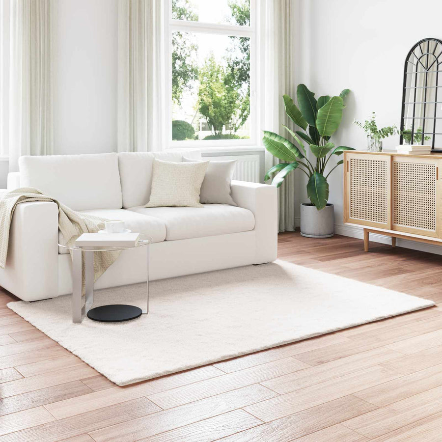 Nep Konijnenbont Tapijt Olite Crème 160 x 230 cm Polyester