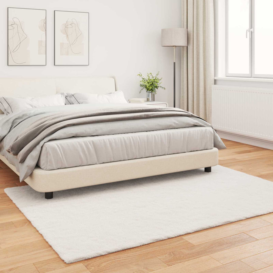 Nep Konijnenbont Tapijt Olite Crème 160 x 230 cm Polyester