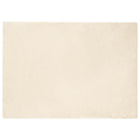 Non-slip Faux Leather Rabbit Fur Rug Olite Cream