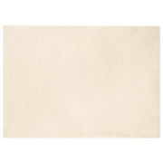 Vloerkleed nep konijnenbont 200x280 cm crème polyester