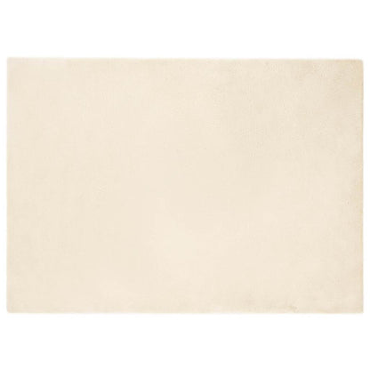 Nep Konijnenbont Tapijt Crème 200 x 280 cm Polyester