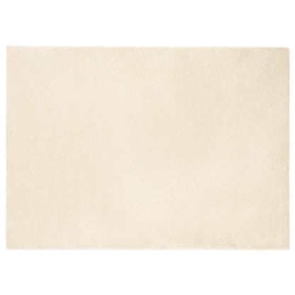 Nep Konijnenbont Tapijt Crème 240 x 340 cm Polyester