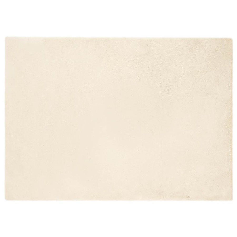 Nep Konijnenbont Tapijt Crème 240 x 340 cm Polyester